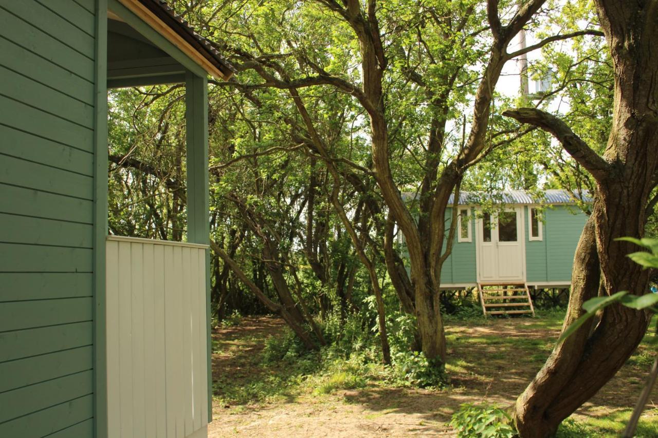 The Kestrel Shepherd Hut, Whitehouse Farm 斯托马基特 外观 照片